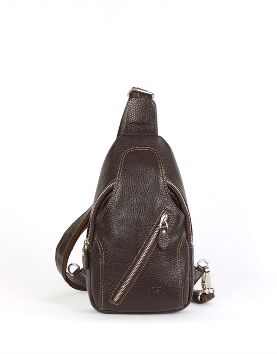 Genuine Leather Shoulder Bag - 313 - 4