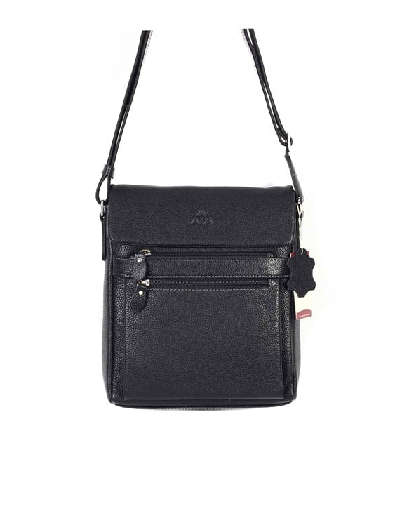 Genuine Leather Shoulder Bag - 323 - 2
