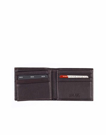 Aka Genuine Leather Mens Wallet 527 -4