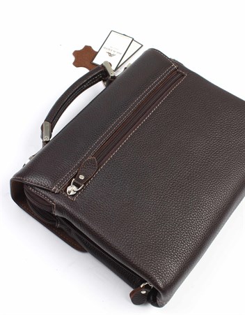 Genuine Leather Portfolio Bag - 350 - 4