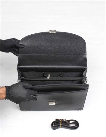 Genuine Leather Briefcase - 297 - 2
