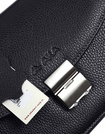 Genuine Leather Portfolio Bag - 132 - 2