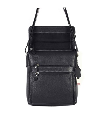 Genuine Leather Shoulder Bag - 323 - 2