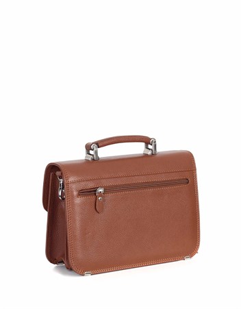 Genuine Leather Portfolio Bag - 166 - 6