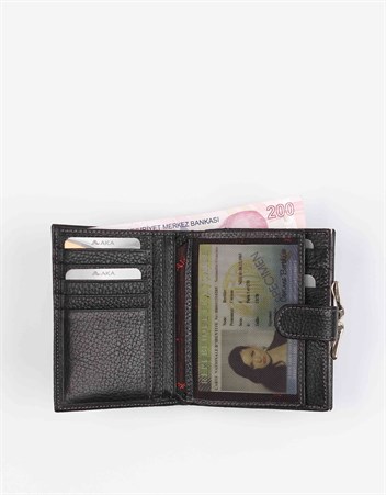 Genuine Leather Women's Wallet-410 - 2