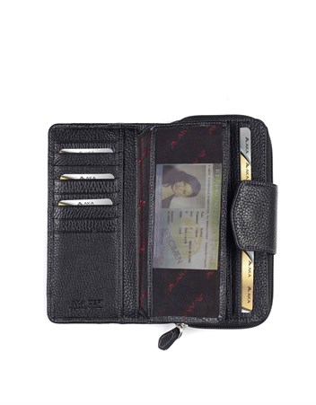 Genuine Leather Women's Wallet-428 - 2