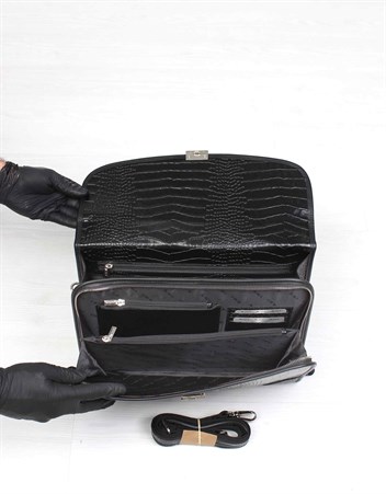 Genuine Leather Briefcase - 255 - 12