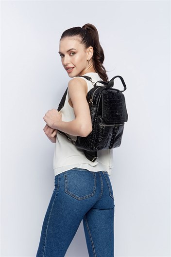 Genuine Leather Backpack Bags 902 12